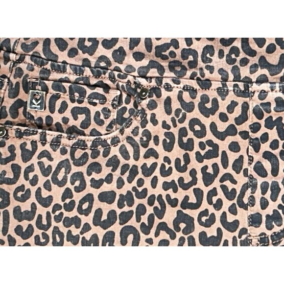 (5 for $25) belle Kim Gravel Pull On Jeggings in Animal Print Size 10 - Picture 5 of 8